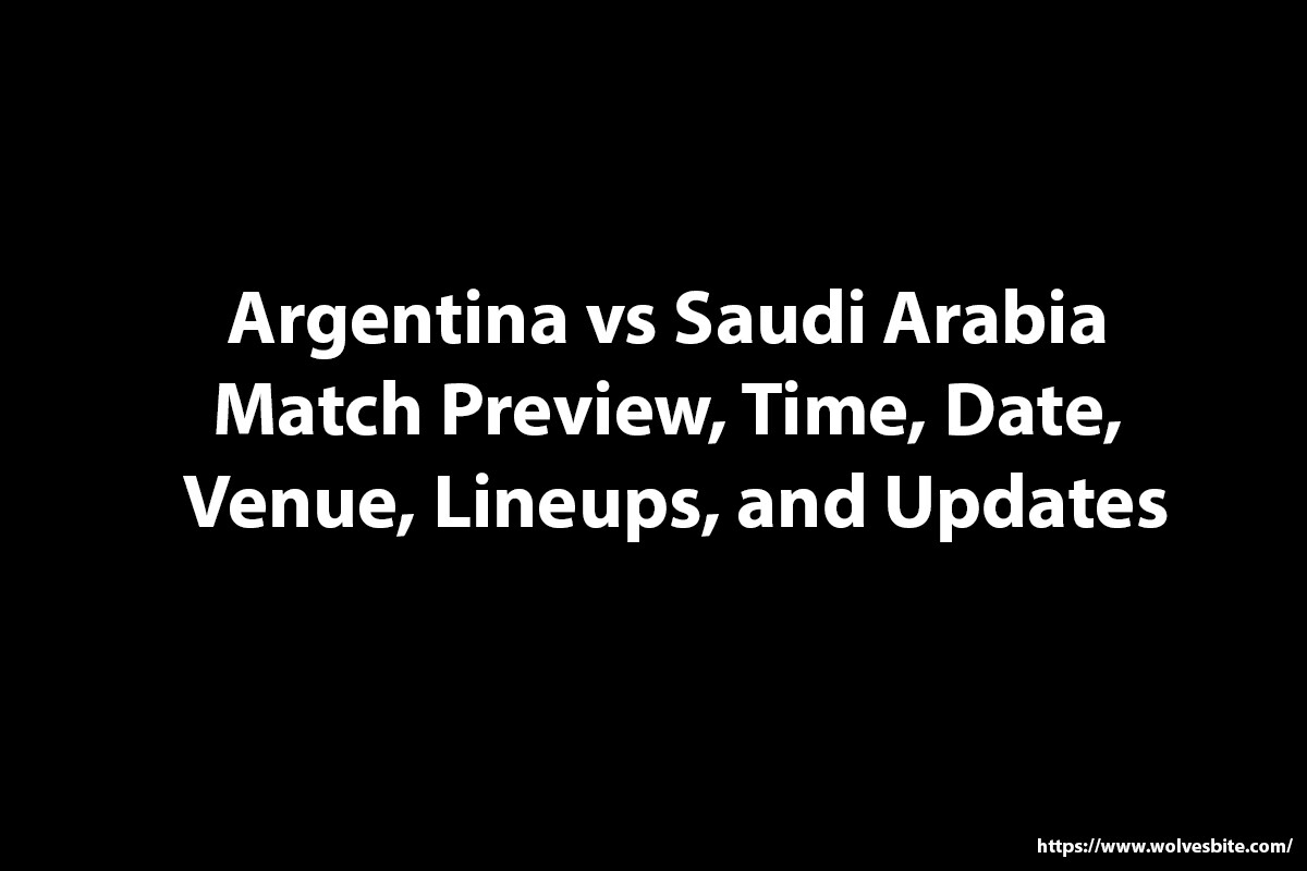Argentina vs Saudi Arabia live stream