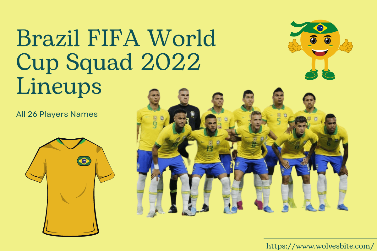 Brazil FIFA World Cup Squad 2022
